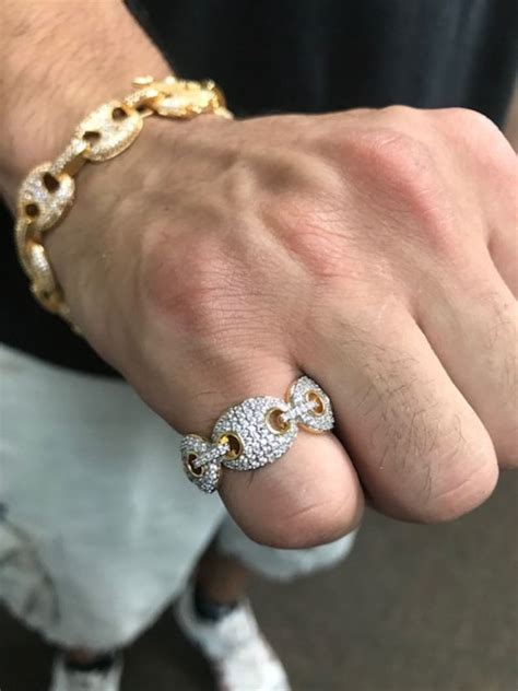 gucci link pinky ring|Gucci pinky rings men.